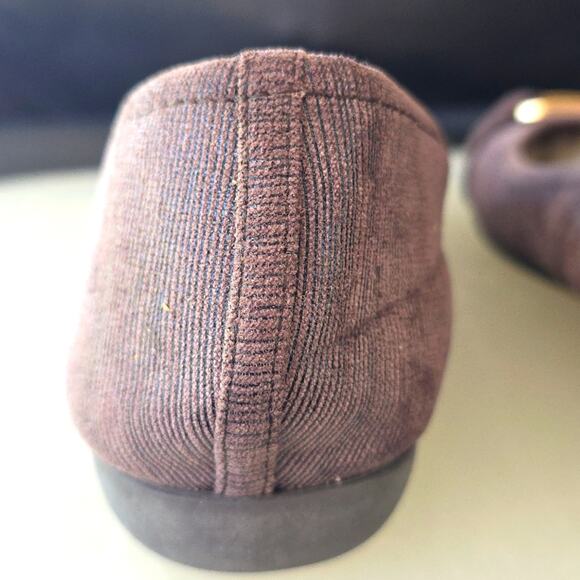 Trotters Sizzle Ballet Flats Brown Lady 9-SS  Flats / Gold Accents Toe Box Nwob - Picture 10 of 16